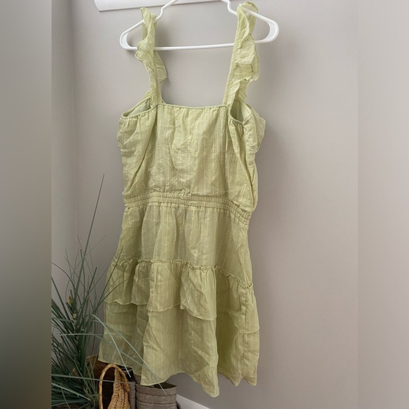 NWT Heartloom RIANNE RUFFLE TIERED DRESS size M Green - Picture 7 of 11